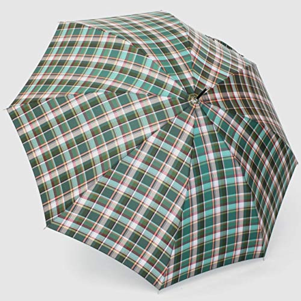 Makita Shoten Long Umbrella Retro Check Madras Check