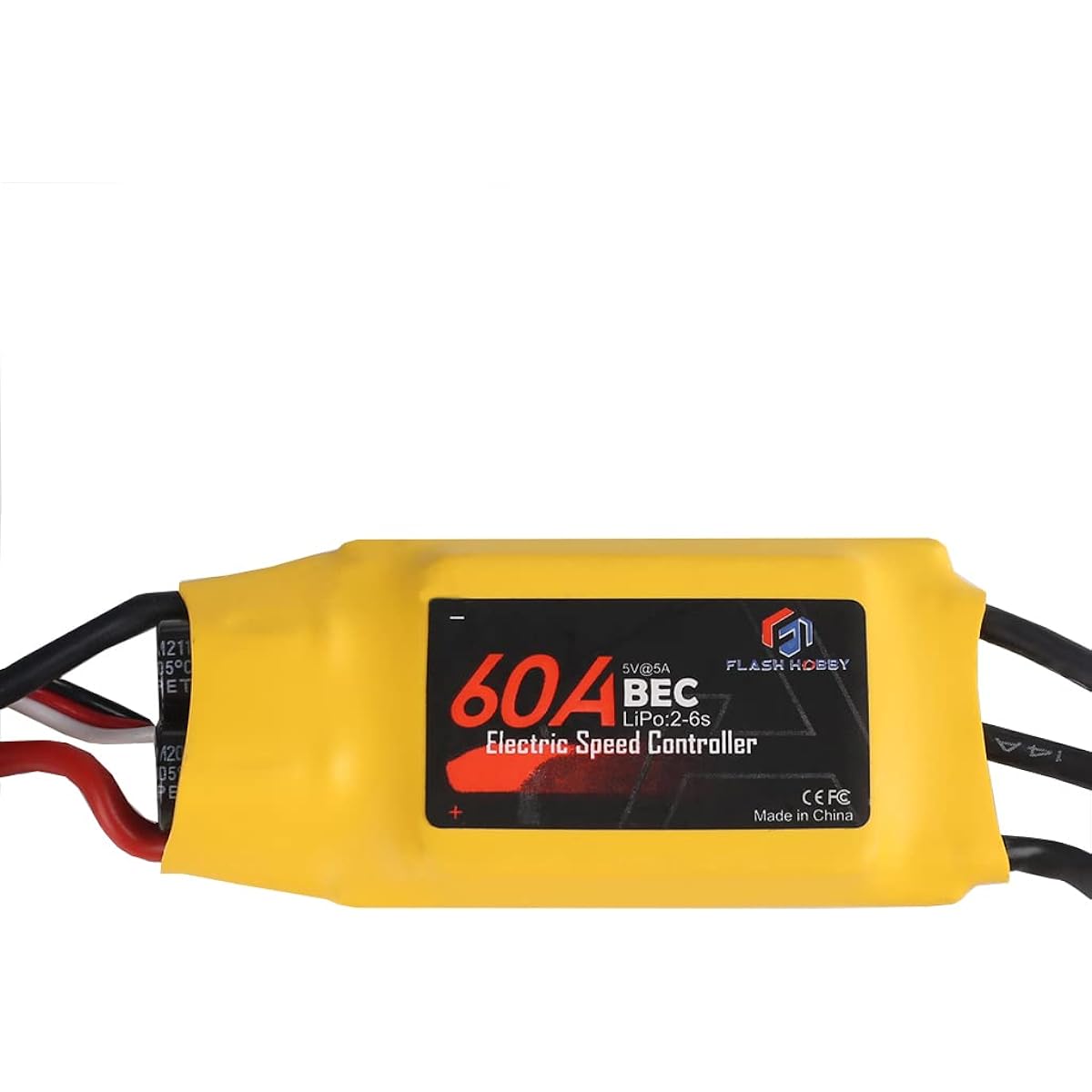 FLASH HOBBY Spaceman 60A Brushless ESC Speed Controller Prevents interference with UBEC RC Helicopter Dropshipping