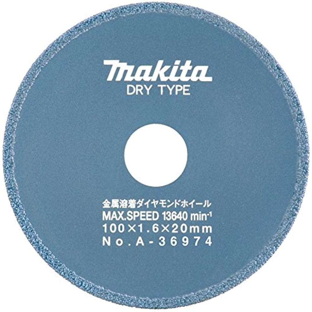 Makita Diamond Wheel Outer Diameter 100mm for Kitchen Panels Metal Welding A-36974