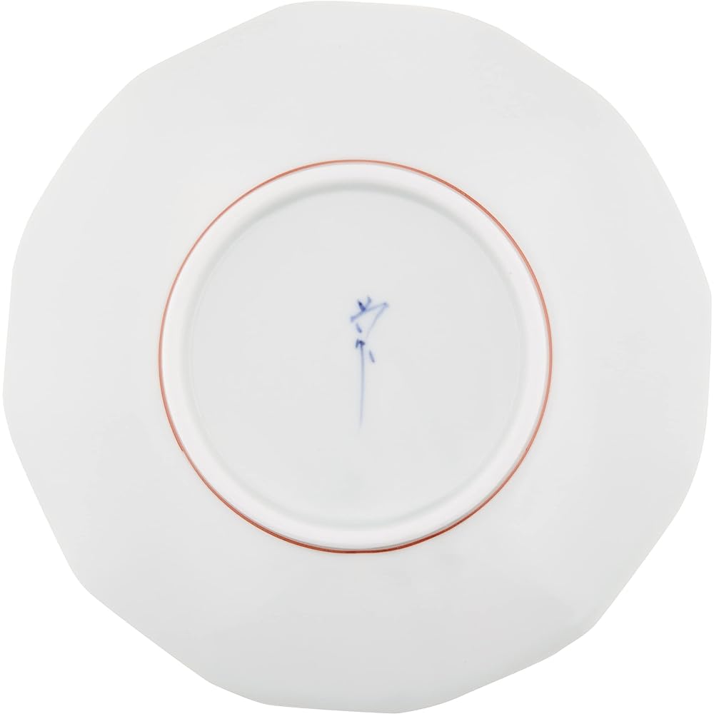 Hamata Arita Ware Sota Kiln Checkered Pattern Coffee Cup & Saucer Red Chamfer 60th Birthday Respect for the Aged Day Present 301971