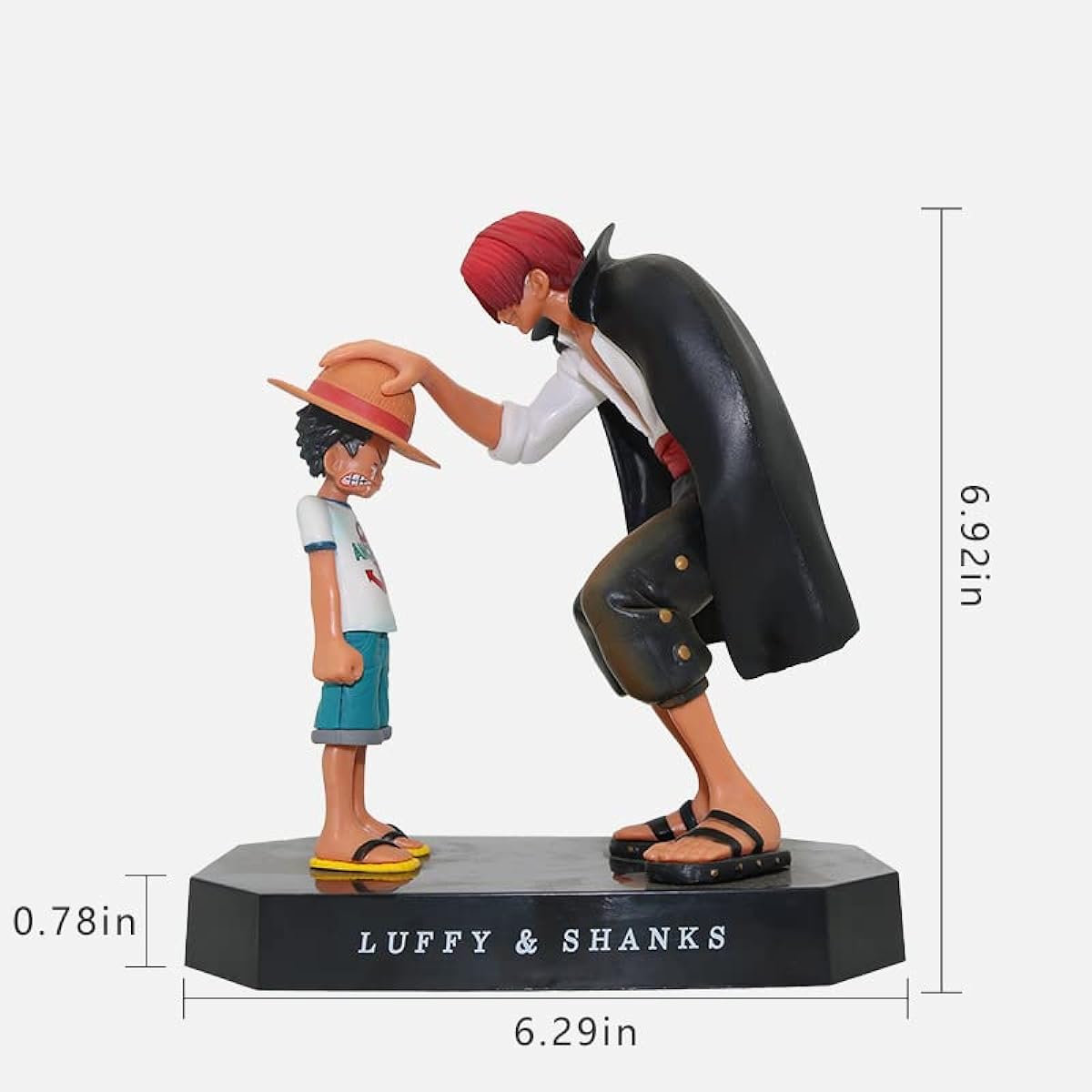 Anime Luffy Figure One Piece Figure Shank Touchable Luffy Figure Anime Action Figure Collection Statue Doll Toy Gift