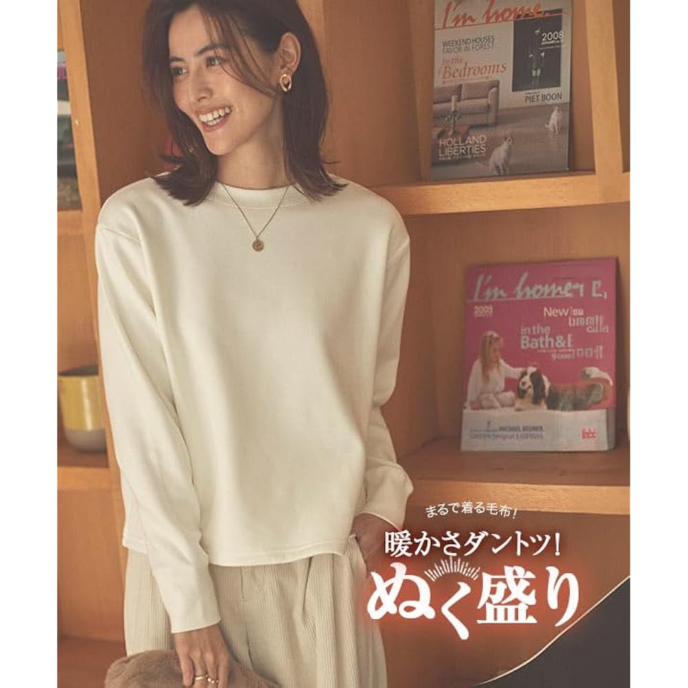 [Kobe Lettuce] "Nukumori" [Fleece lining] Just like a blanket, sweatshirt, women's sweatshirt, tops, fall/winter [C6913]