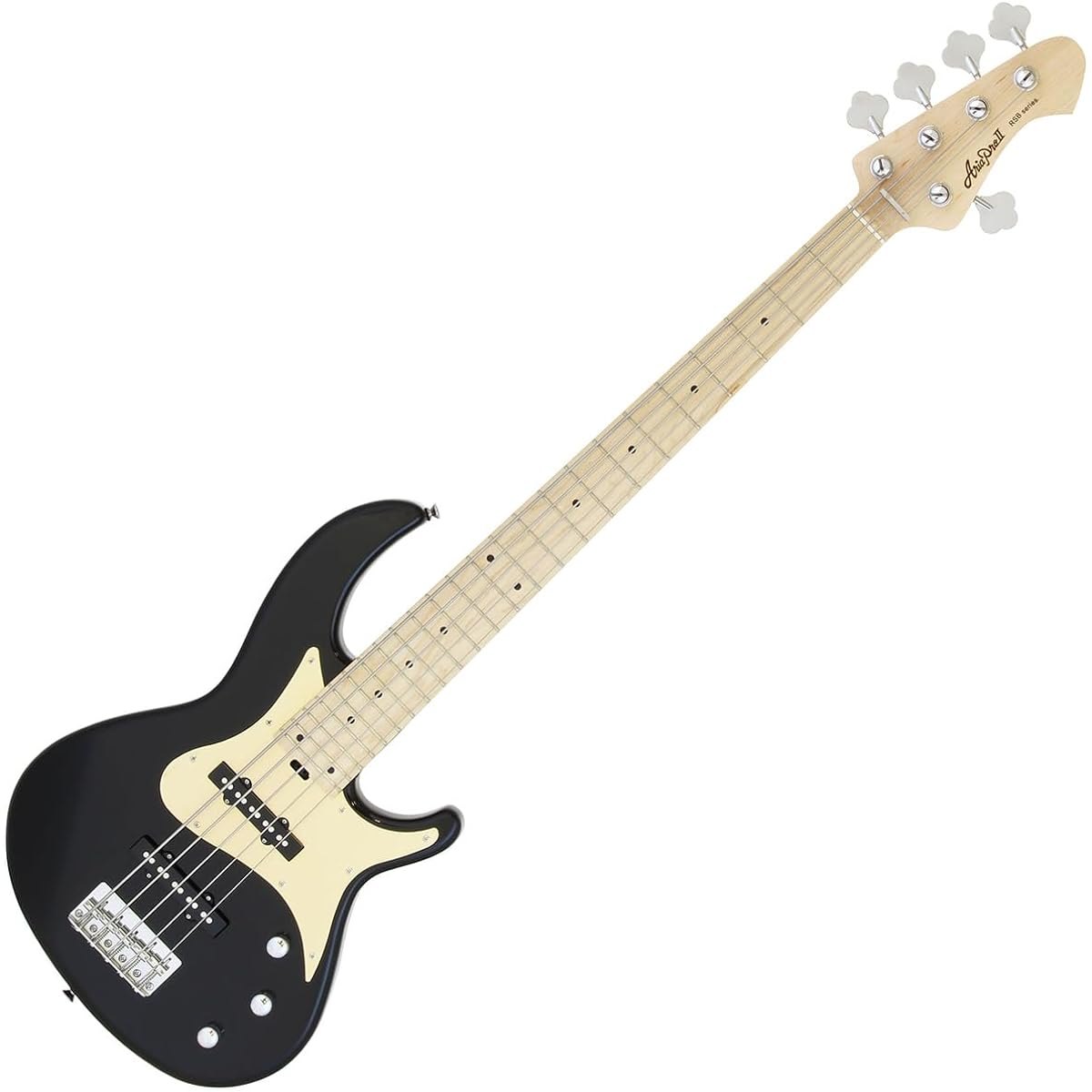 AriaProII RSB-618/5 BK 12-piece 5-string bass beginner set [with mini amp] Jazz bass type AriaPro2