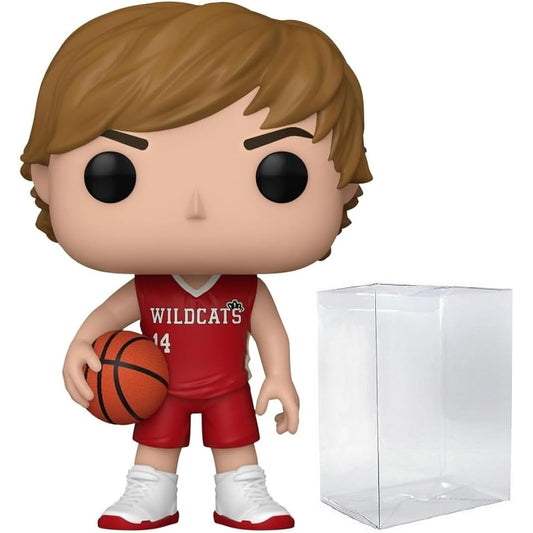 POP Disney 100: High School Musical - Troy Bolton Funko Vinyl Figure (Includes Compatible Box Protector Case) Multicolor 3.75"