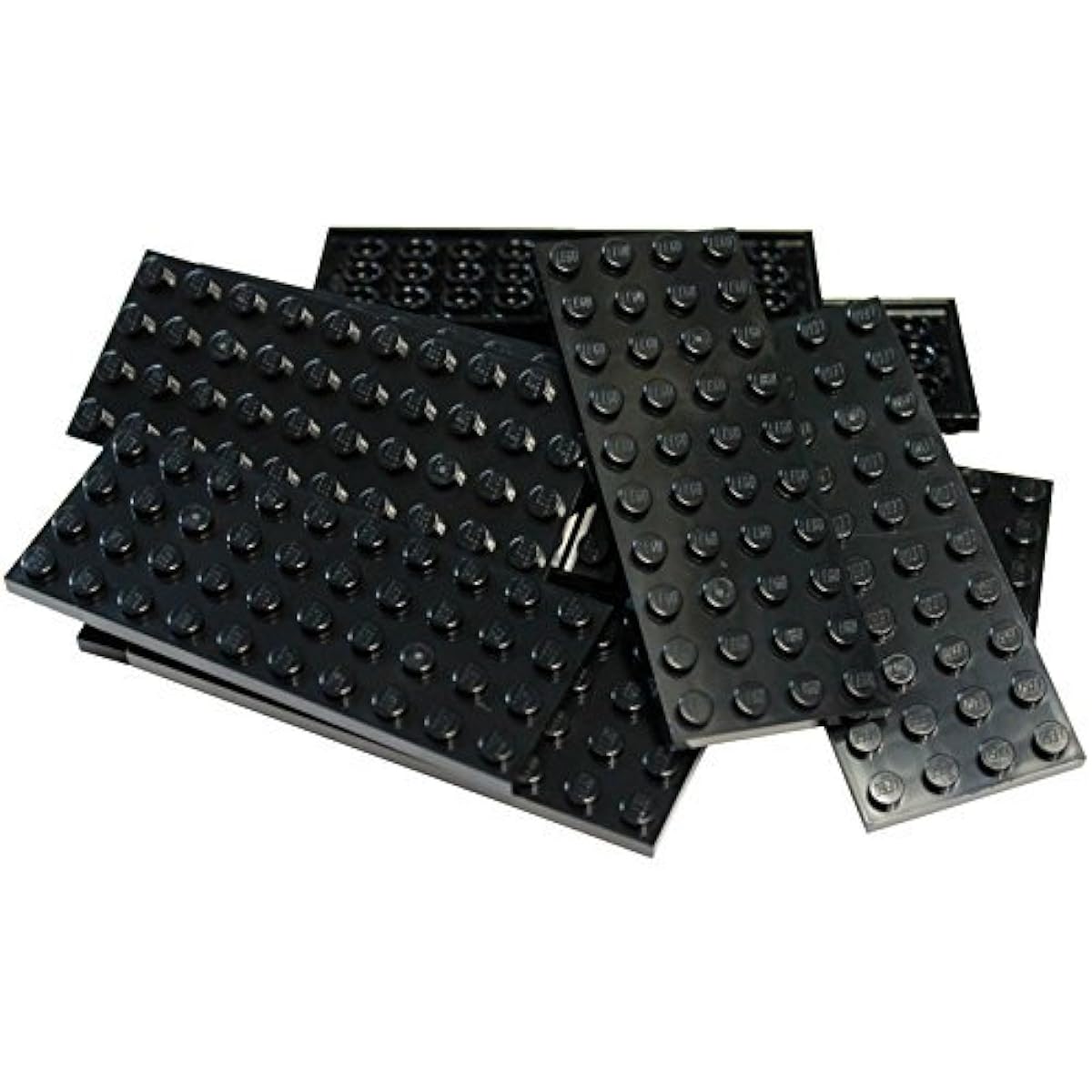 LEGO Parts and Pieces: Black 4x10 Plate x10