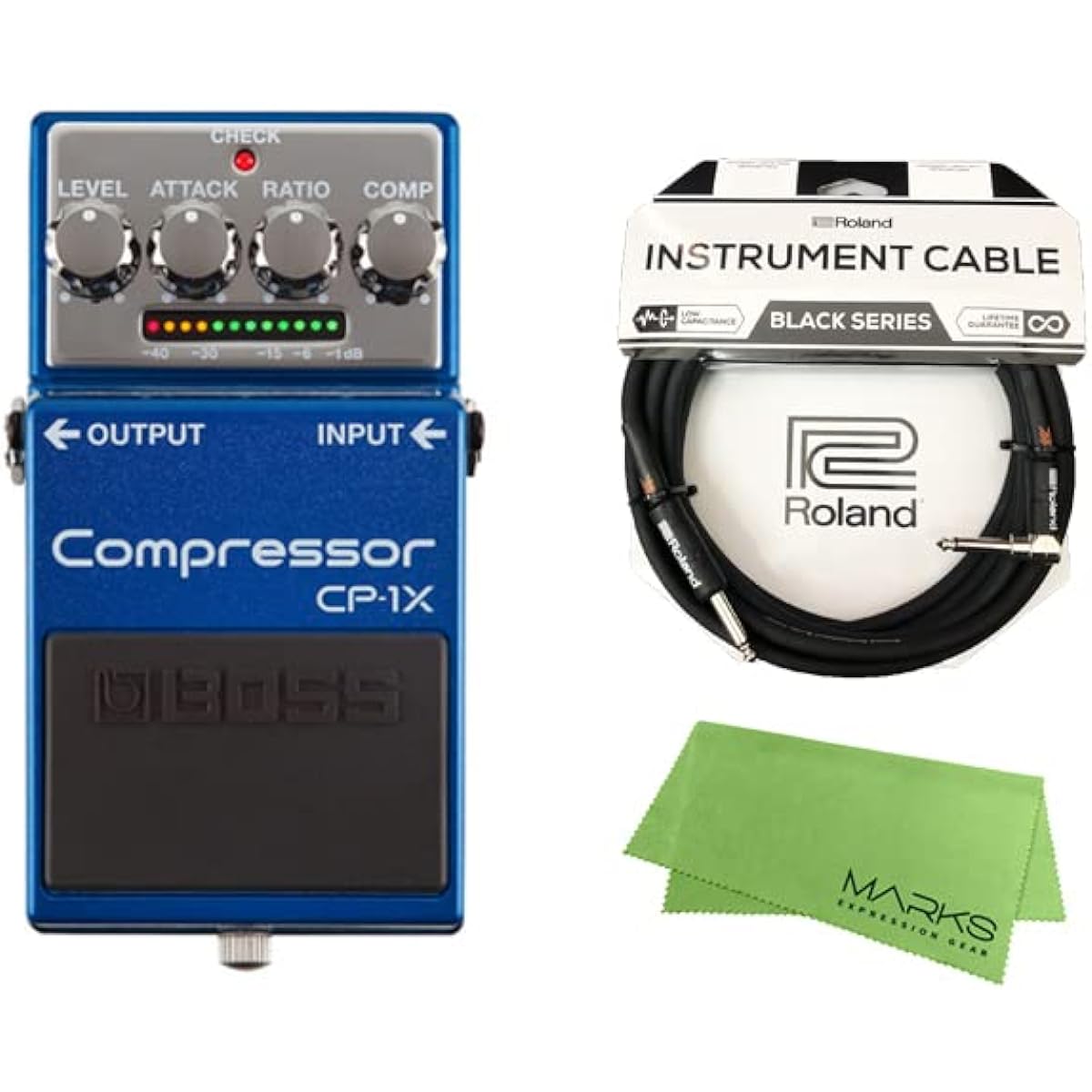 [Roland Cable + Cross Set] BOSS Compressor CP-1X
