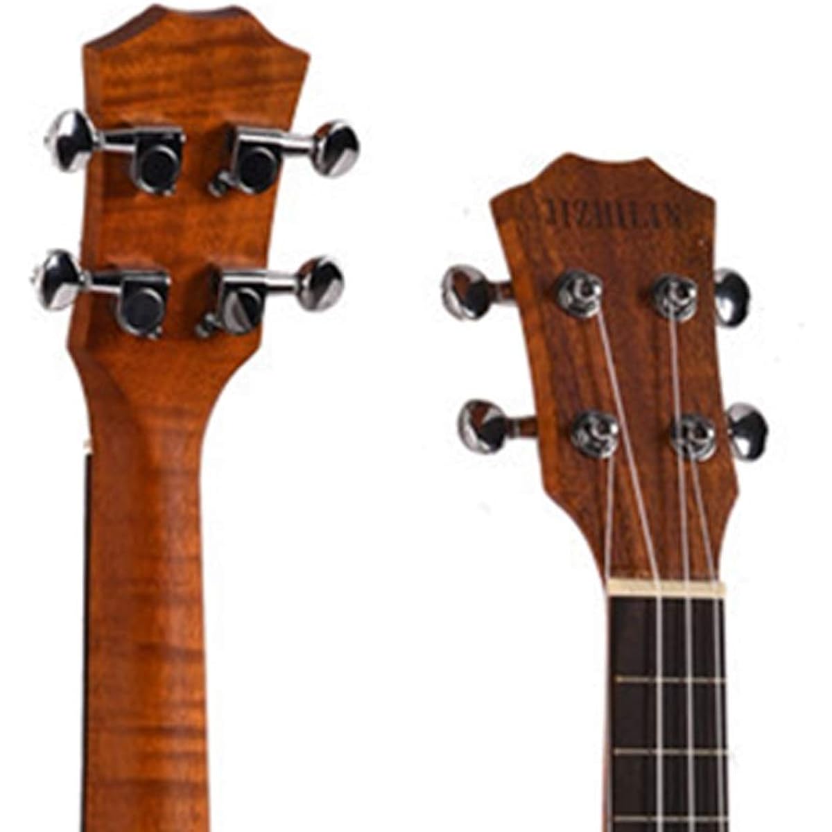 Ukulelete 26 inch Hawaii Guitar Ukulele Mahogany Acoustic Ukulele Natural Sound Source Gift Easy to carry anywhere (Color: Natural, Size: 26 inches)