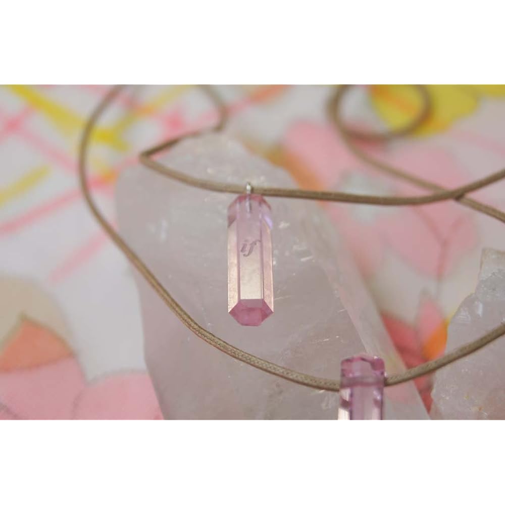 Pendant type wave generator "Adio If (glass version)" silver top version