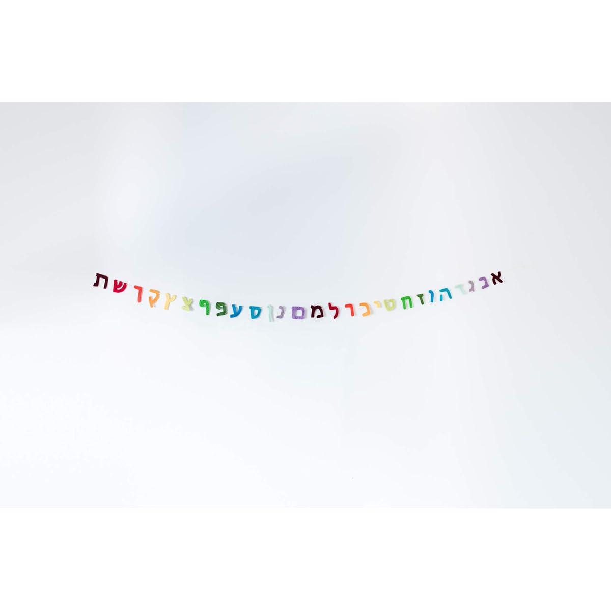 Nivas Hebrew Alphabet Learning Decoration/Hebrew Alephbet Garland/Hebrew Learning Garland