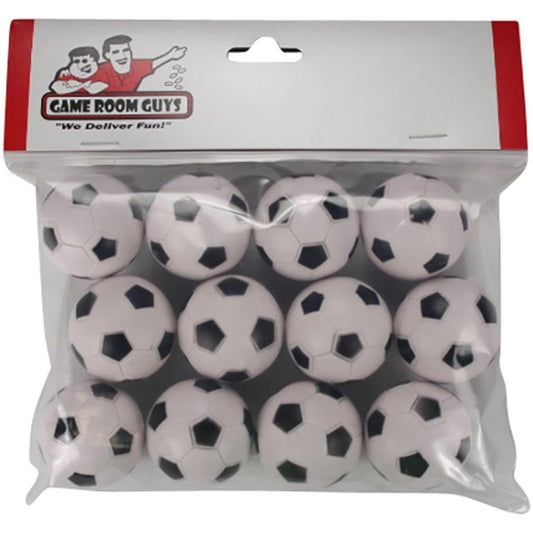 12 Soccer Ball Style Foosballs for Tornado Dynamo or Shelti Tables