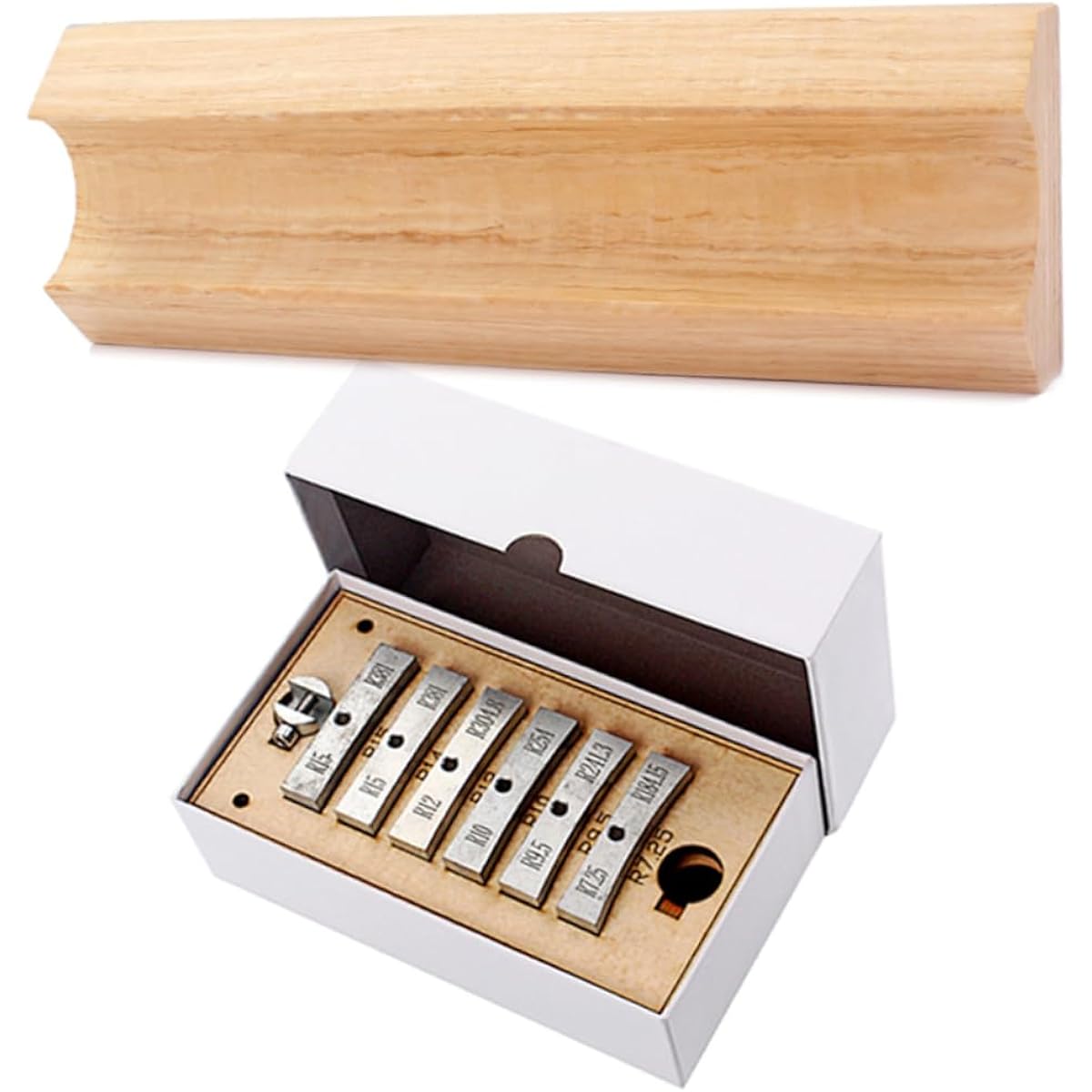 SWOOMEY 13pcs Fret Crowning File Tool Guitar Neck Stand Leveler Tool Acoustic Guitar Press Cowl Insert Glue Tool Press
