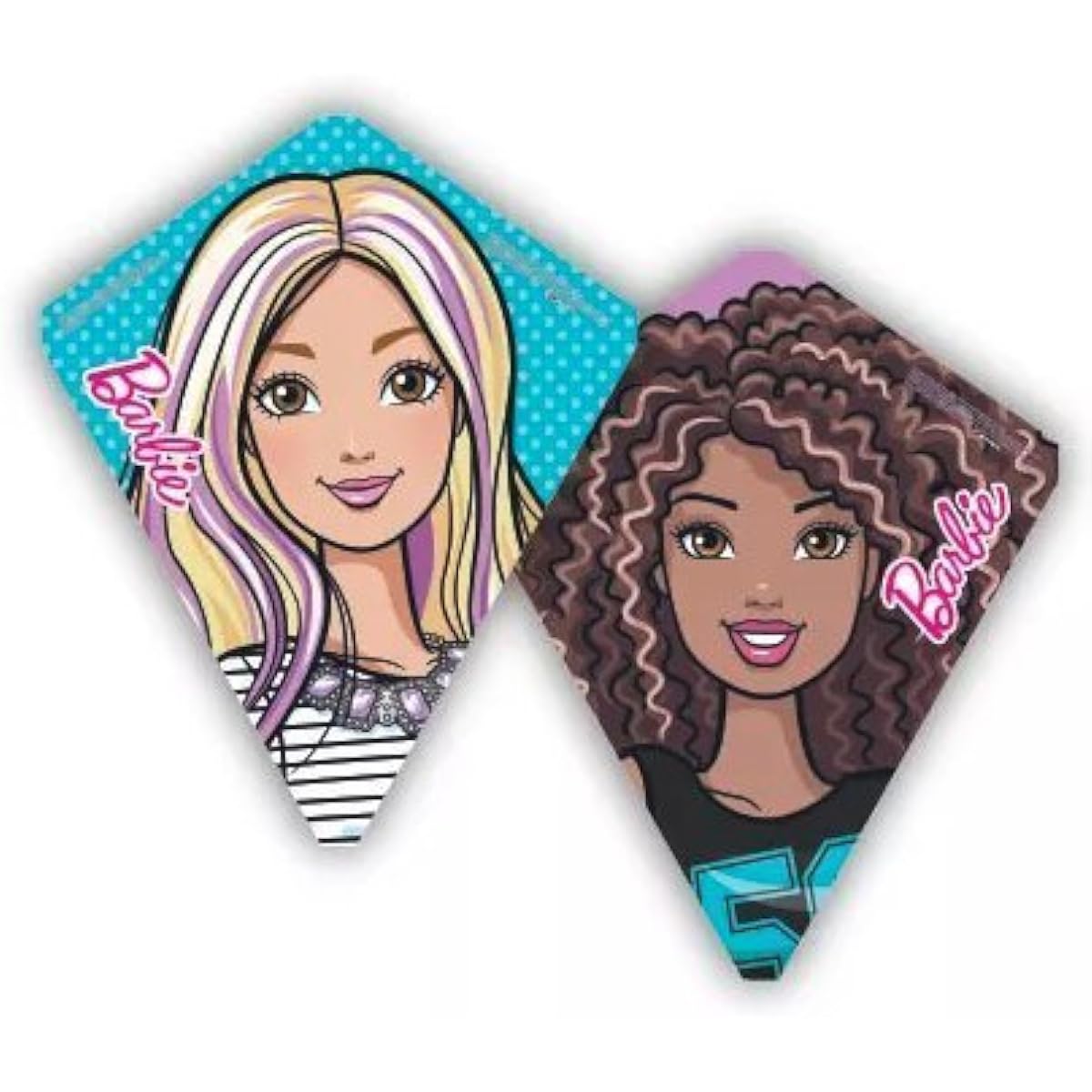 X-Kites FlipFlop Barbie Reversible 80cm Poly Diamond Kite