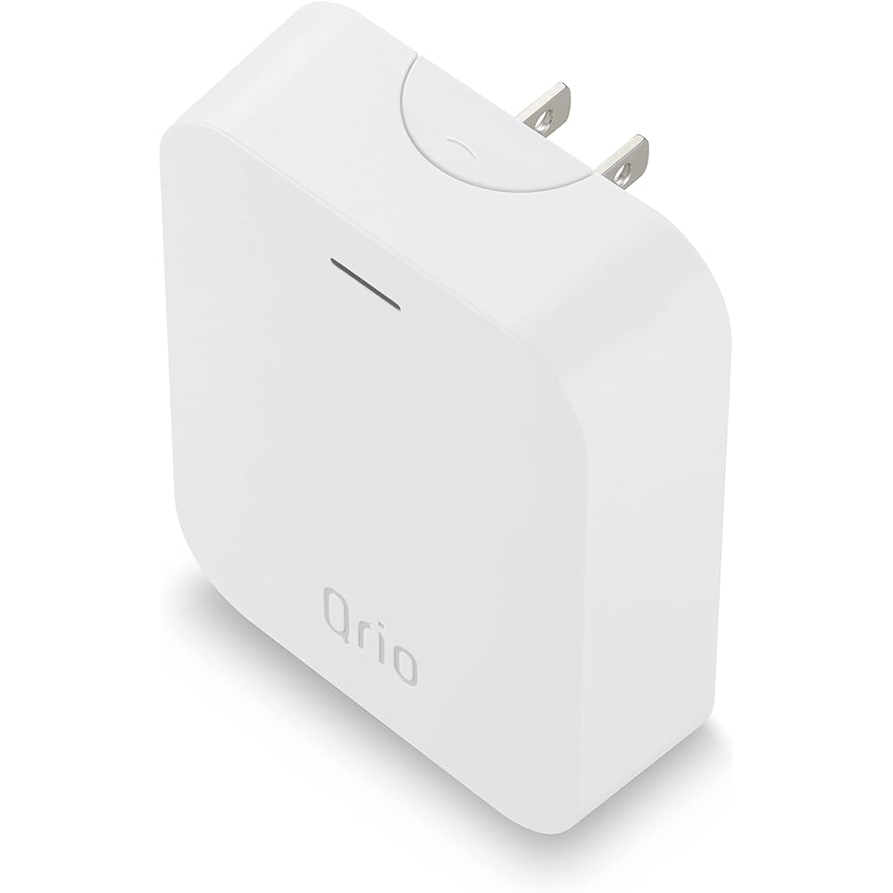 Qrio Hub Curio Hub Remotely control your home keys Notify your smartphone when the key is opened or closed even when you are out Smart lock Smart home AppleWatch Alexa GoogleHome Entrance door Door lock key Auto lock Automatic locking Hands-free unlockin