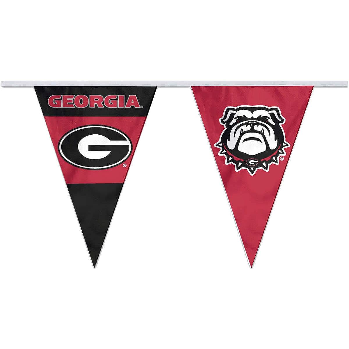 georgia bulldogs pennant string flag
