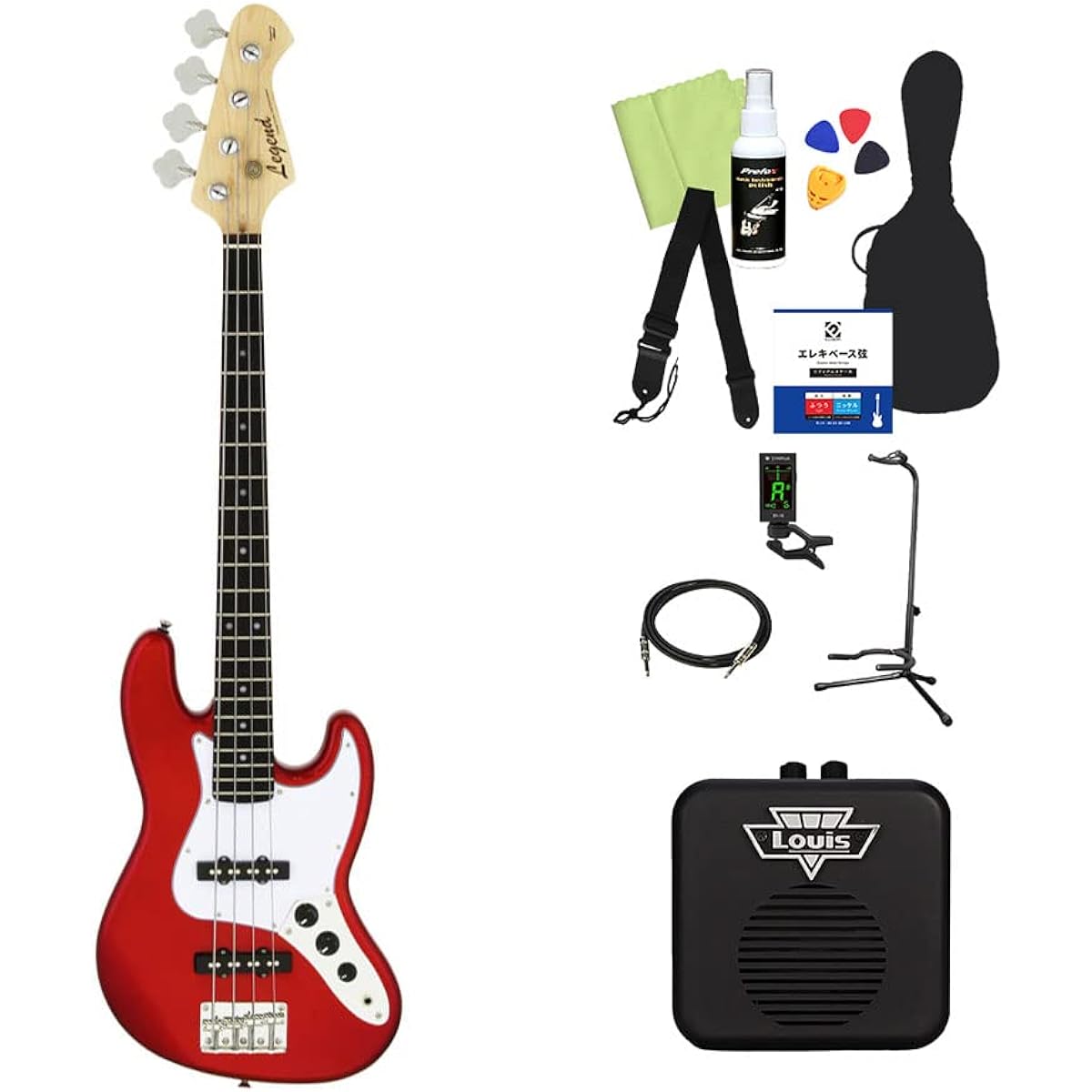 LEGEND LJB-MINI bass beginner 12-piece set [with mini amp] CA mini size Legend