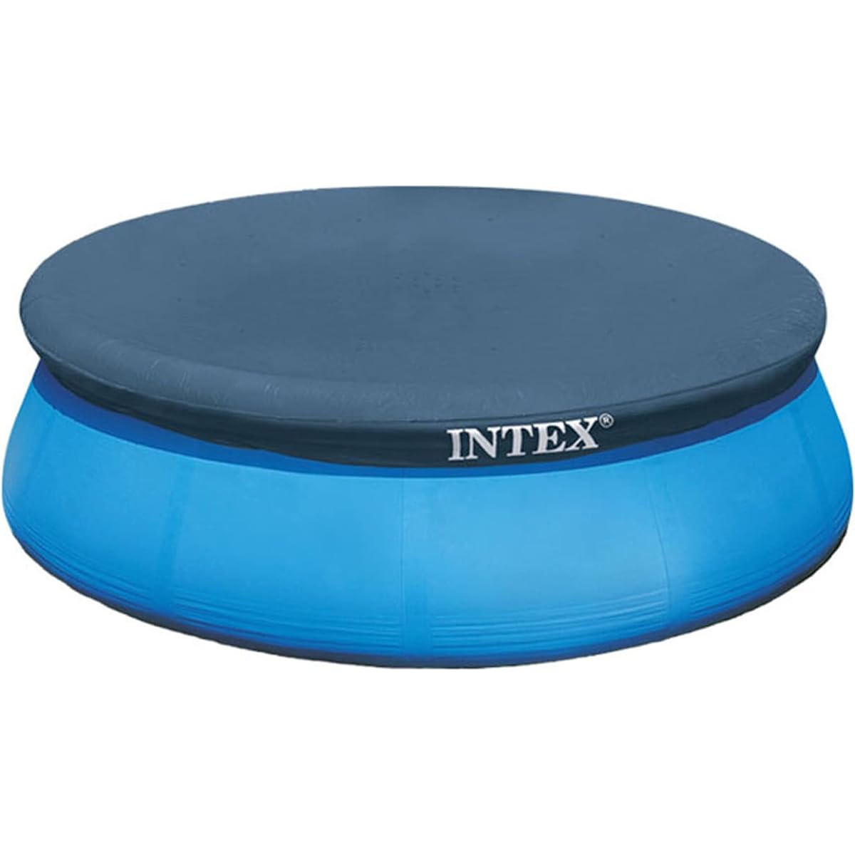 Intex 8ft Above Ground Swimming Pool Cover & Intex 8ft Inflatable Top Round Pool