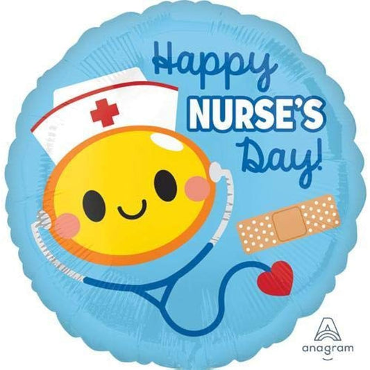 Anagram 17 inch Happy Nurse's Day Foil Mylar Balloon