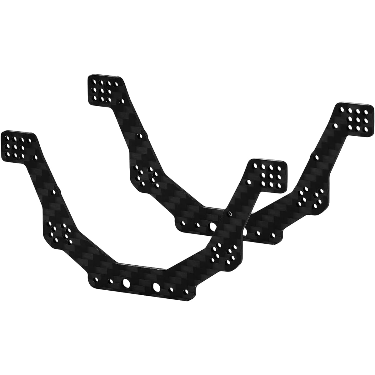INJORA Carbon Fiber Chassis Side Plate Axial AX24 Upgrade for 1/24 RC Crawler