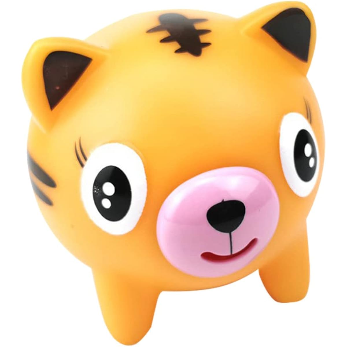 POPETPOP Finger Cartoon Doll Squeak Toy Tongue Squeak Toy Squeak Toy Animal Toy Kids Relief Sensory Toy Children Birthday Party Favors Gift Orange Small Pig Toy