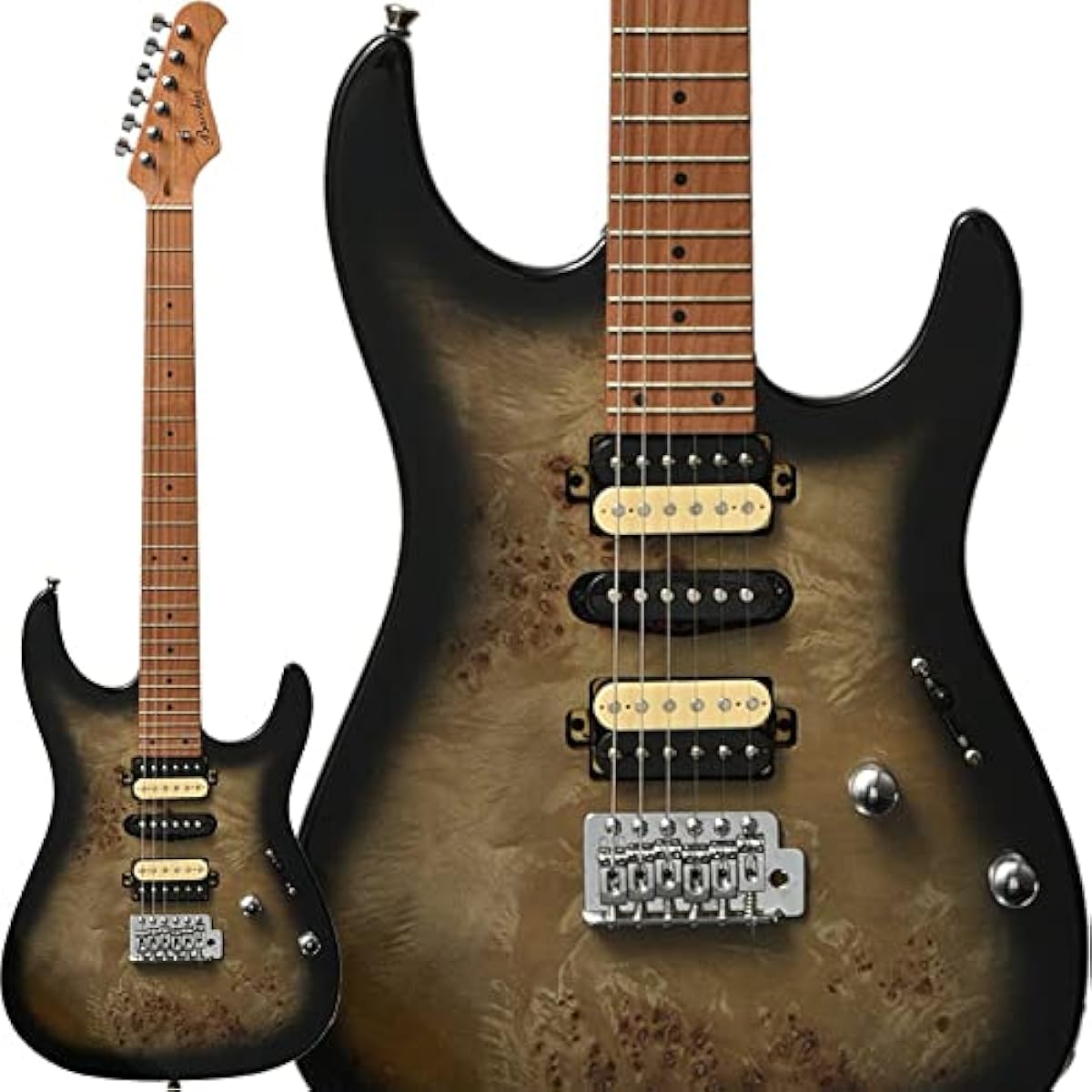BACCHUS IMPERIAL24-BP-RSM/M BK-B electric guitar