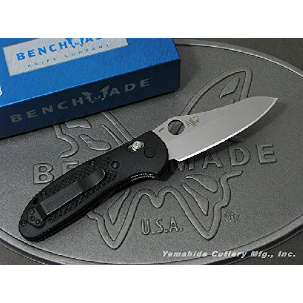 Benchmade 550-S30V Grip Tyrian S-30V Silver Straight Blade/Thumbhole [Japanese Genuine Product]