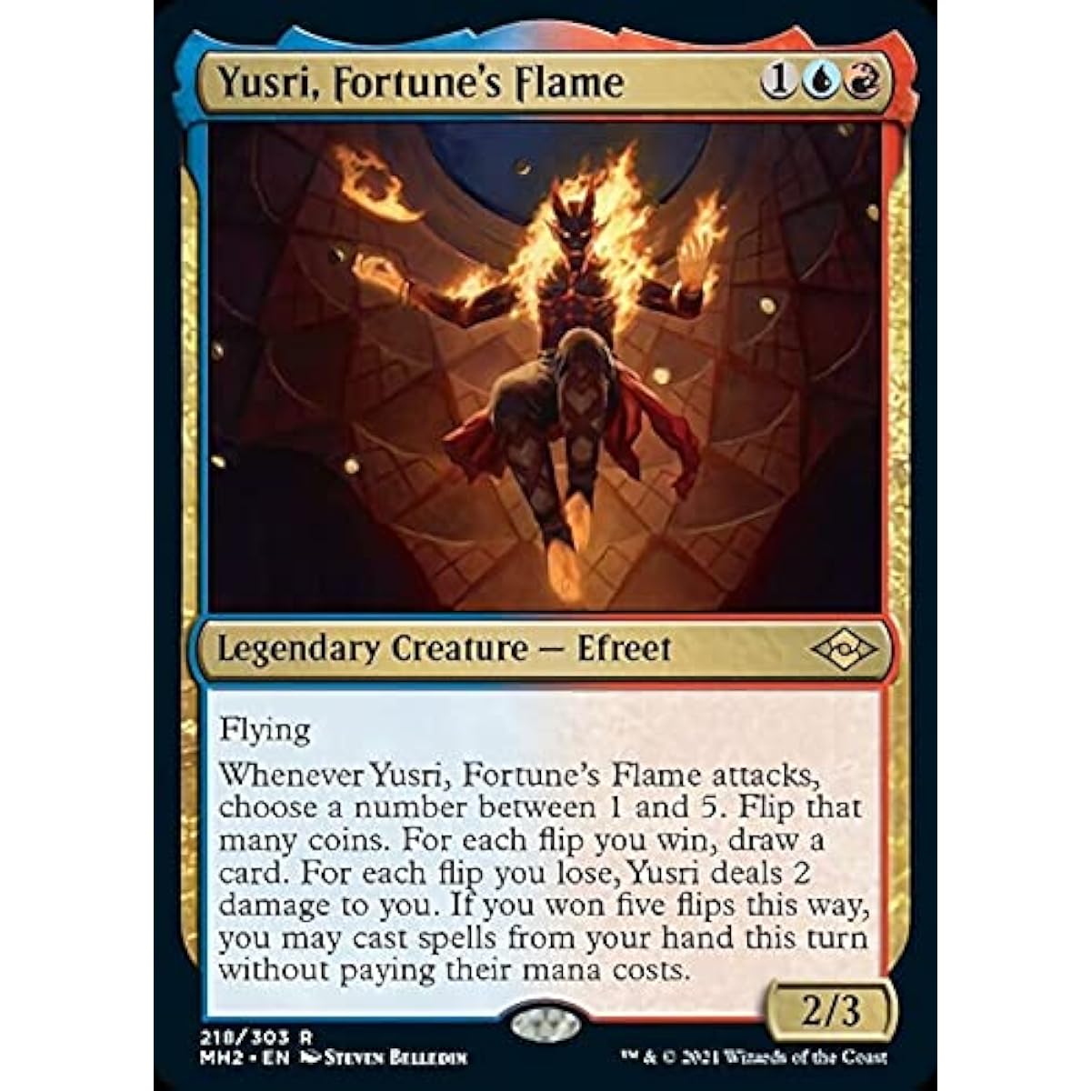 Magic: The Gathering - Yusri, Flame of Fortune (218) - Modern Horizons 2