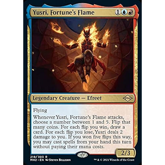 Magic: The Gathering - Yusri, Flame of Fortune (218) - Modern Horizons 2