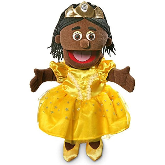 36cm Princess, Black Girl, Hand Puppet