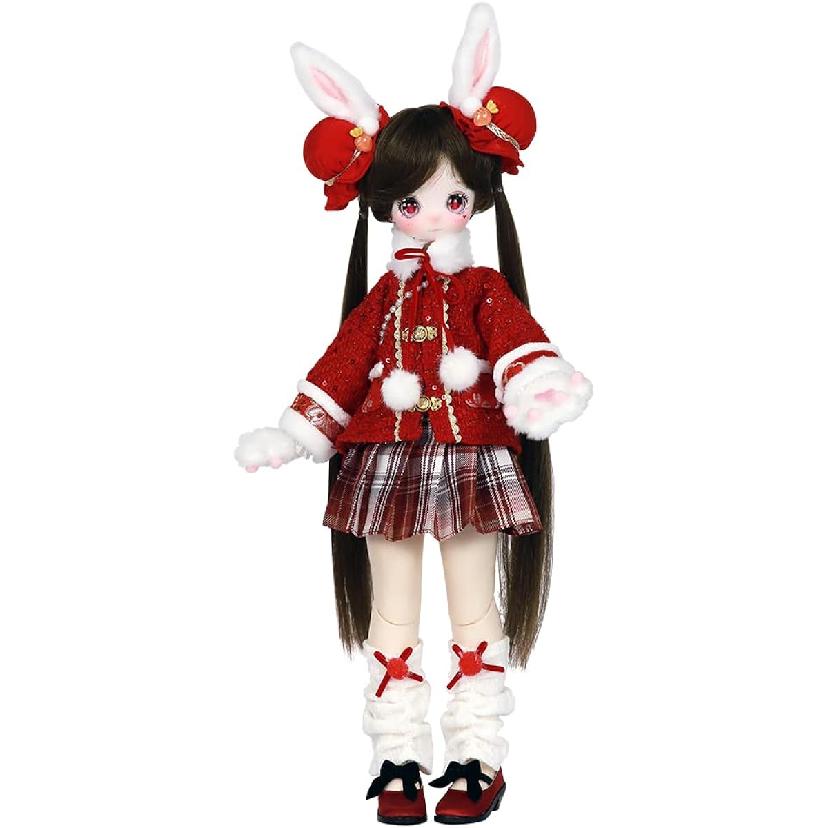 ICY Fortune Days 1/4 Scale BJD Doll Anime Style Painted Movable Figure (Red)
