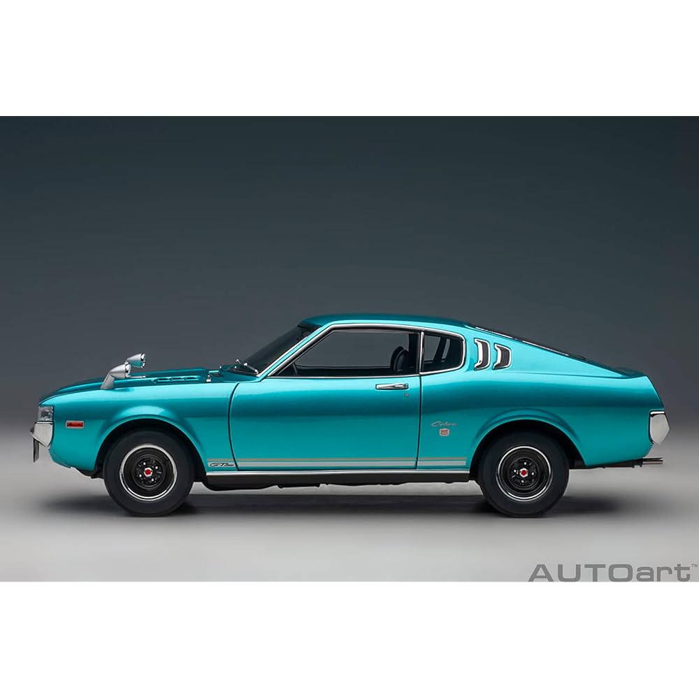AUTOart 1/18 Toyota Celica Liftback 2000GT (RA25) 1973 Turquoise Blue Metallic Finished Product