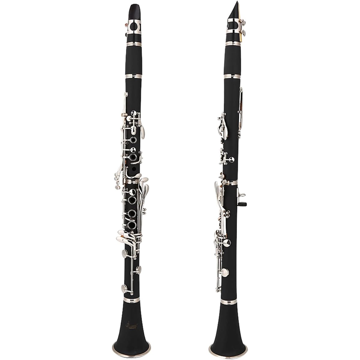 Bb Clarinet 17 Key Descending B Tone Bakelite Clarinet with Reeds Cleaning Cloth Bag Woodwind Instrument Wind Instrument