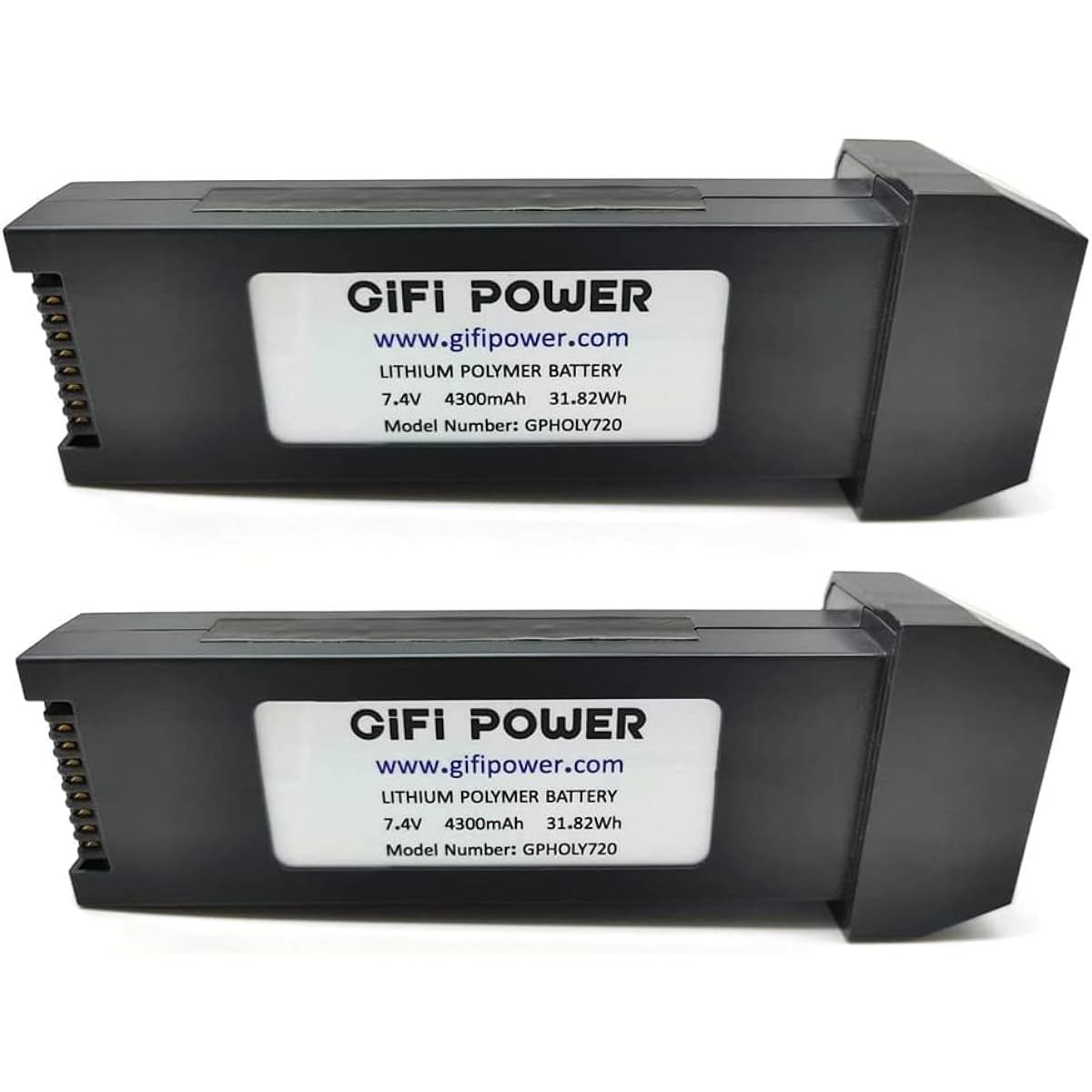 ELEOPTION Holystone HS720 HS720E Drone Replacement Battery 4300mAh 7.4V Replacement Lipo Battery (2pcs)