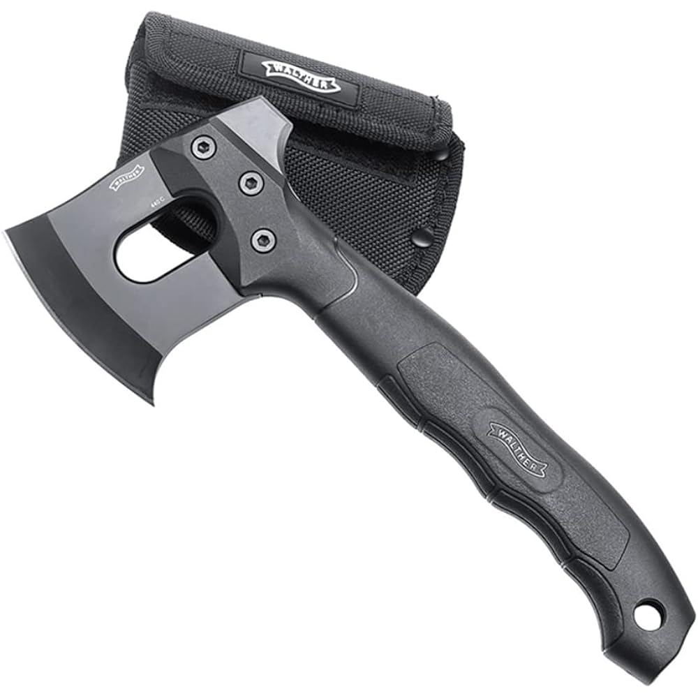 UMAREX Ax Ax WALTHER Compact Ax Camping Outdoor Survival One Hand Ax UMA50798 Black Small [Domestic Genuine Product]