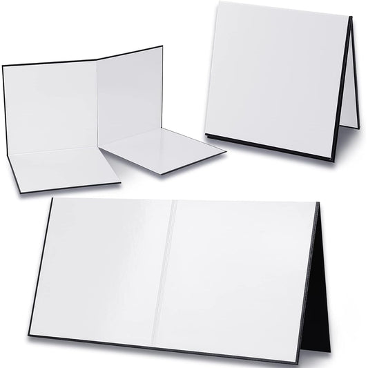 4 Sheets Folding Blank Game Boards Make Your Own Game Board 4 Fold Whiteboard Blank Game Board for School Classroom DIY Games Activities 18 x 18 Inch