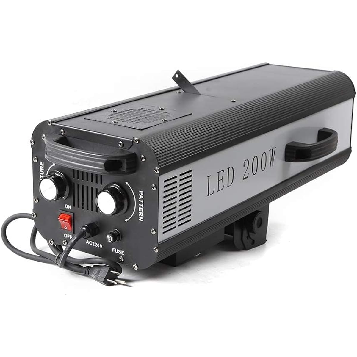 660W LED Follow Spotlight, LED Stage Spotlight with Tripod Stand, DJ Wash Light DMX, Manual Dual Control Stage Light Adjustable Aperture for KTV DJ Disco Party Wedding Birthday