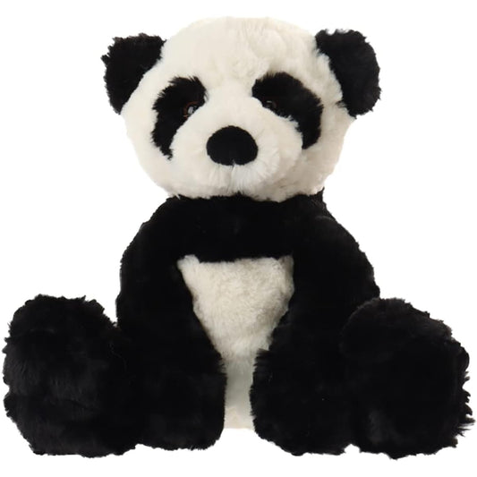 Apricot Ramtoys Plush Panda Bear Stuffed Animal Soft Cuddly Perfect for Kids (Black & White Panda, 9 inch)
