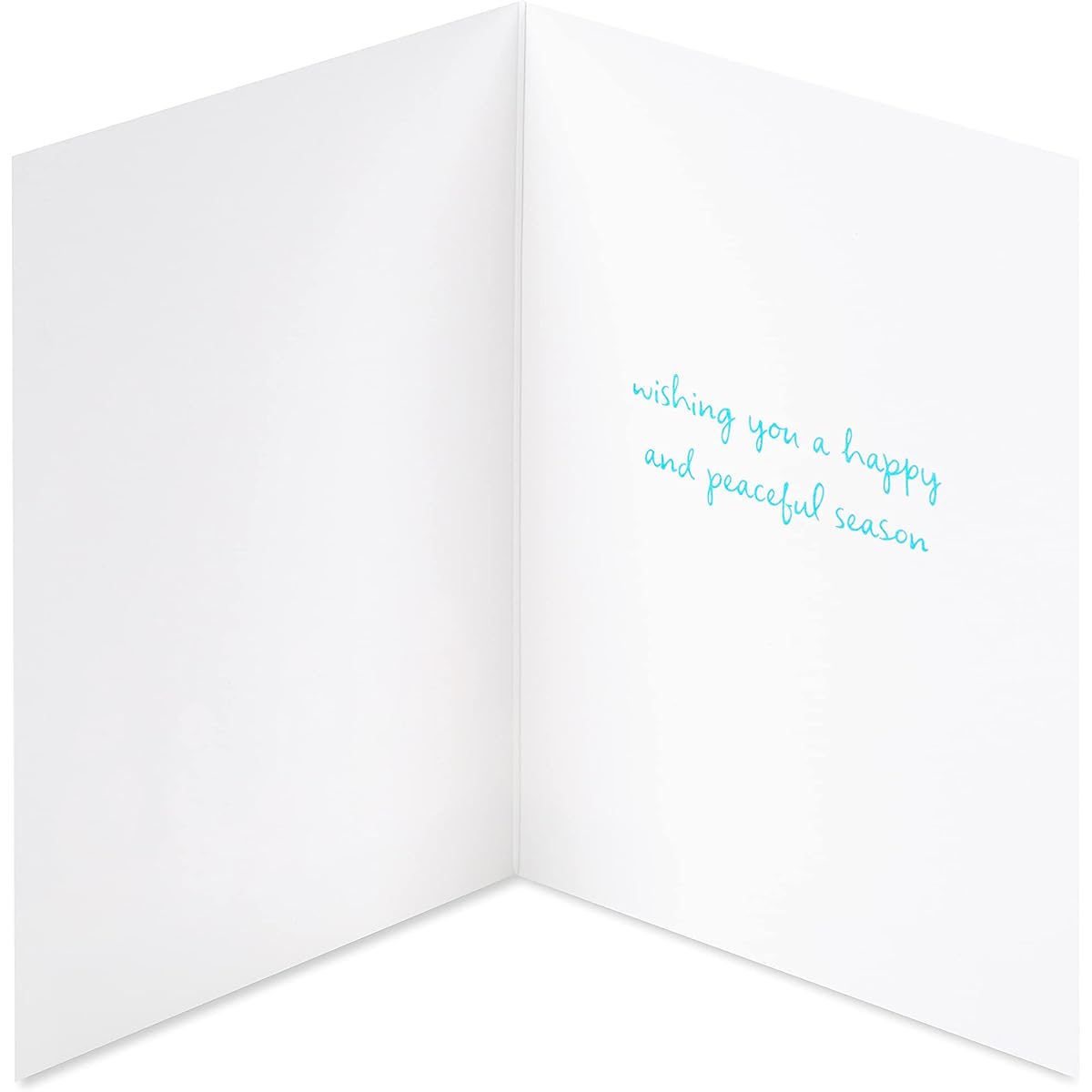 Papyrus Holiday Cards with Envelopes Happy Peaceful Seasons No Sparkles Snowman (20 Cards)