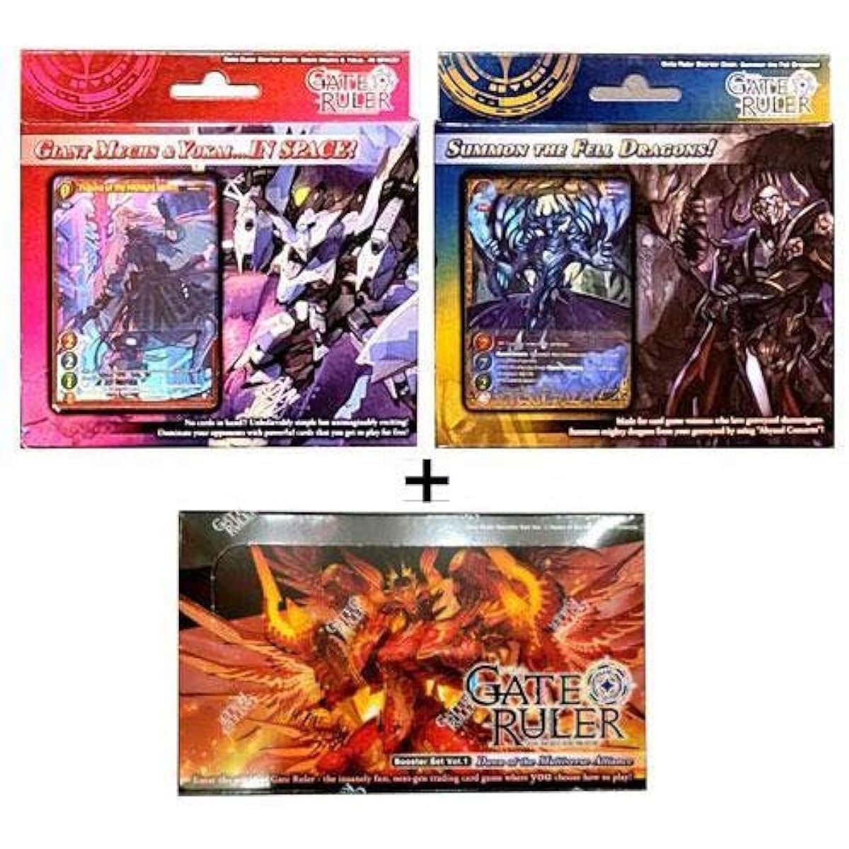 Gate Ruler TCG Volume 1 Combo: Dawn of The Multiverse Alliance Booster Box + Both Decks