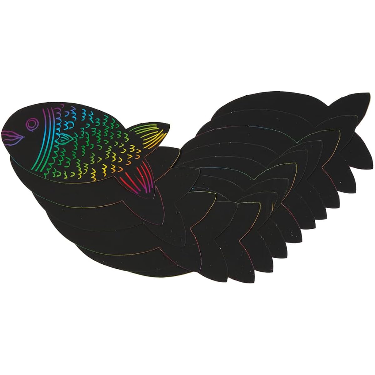 Colorations Scratch Design Shapes - Set of 98 (Item # SDShape)