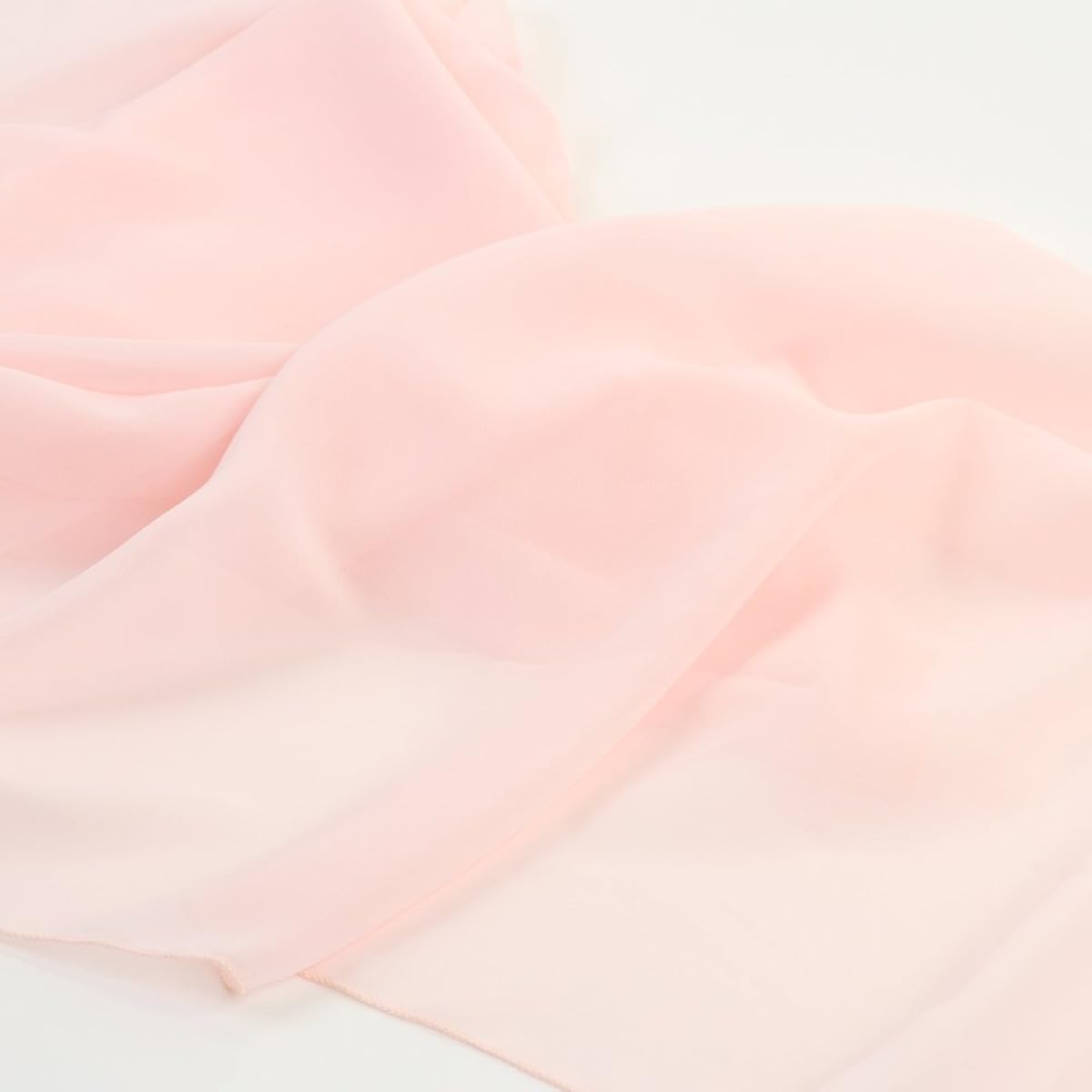 Koyal Wholesale Chiffon Table Runner 180 Inch Length Blush Pink Wedding Runner Bridal Shower Long Table Runner