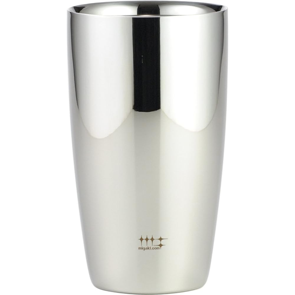 Yoshikawa Made in Japan Tumbler Stainless Steel Double Structure Silver 370ml 2pcs Shiniya Syndicate YJ1193