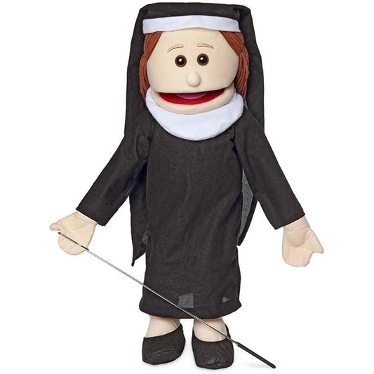 60cm Nun, Peach, Full Body, Ventriloquist Style Puppet