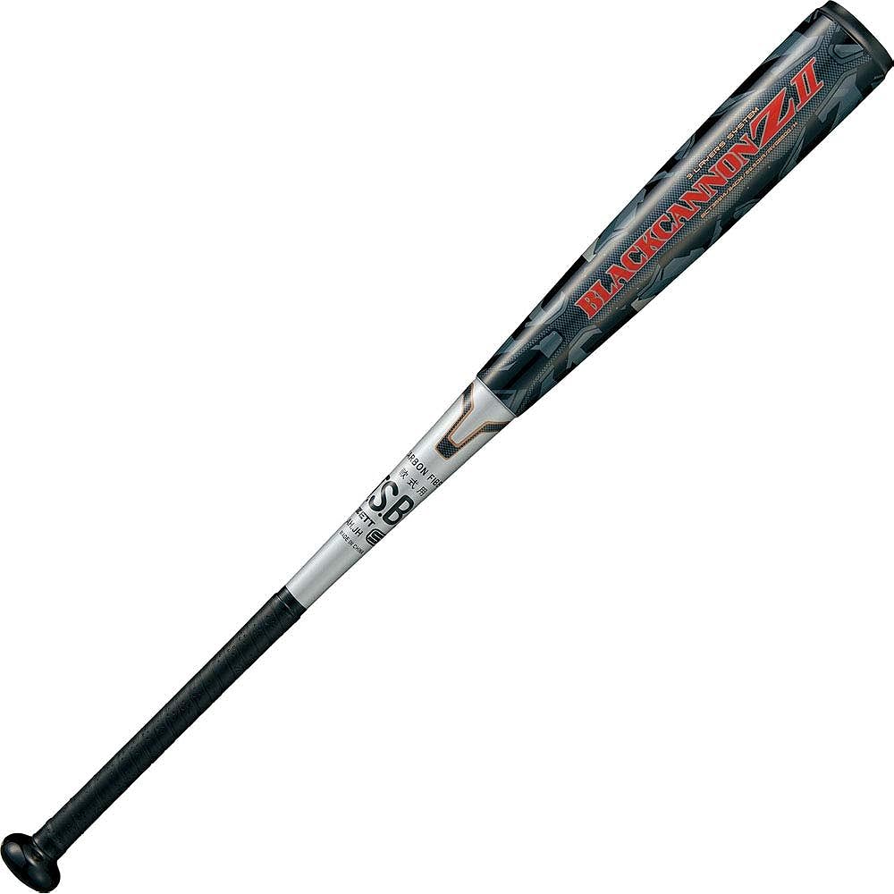 ZETT Soft Baseball Bat Black Cannon Z2 FRP (Carbon) Lightweight Type