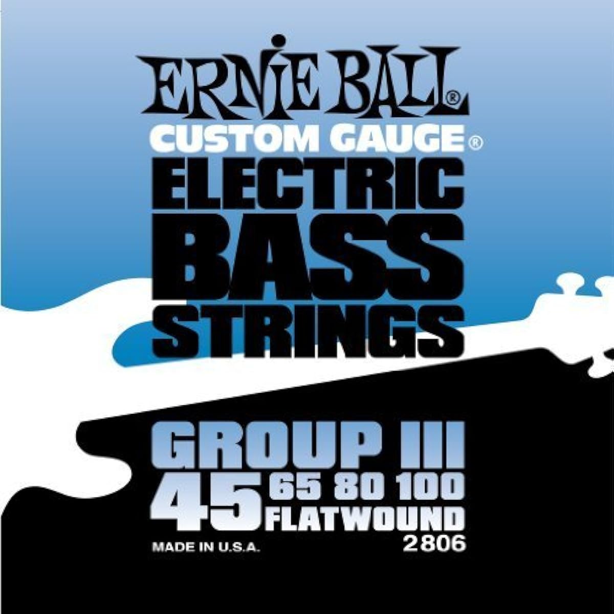 [Parallel import goods] Ernie Ball 2806 Flatwound Bass Set Group III (45 - 100)