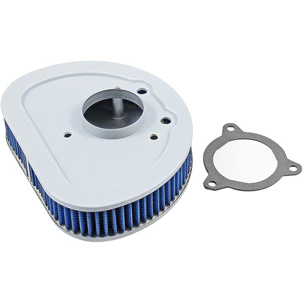 SOLLON Air Filter Cleaner Element Replacement for Harley-Davidson Softail Fat Boy Breakout Rocker Fat Bob Night Train Road King Motorcycle Replacement Part Number 29461-99 & KN HD-1499