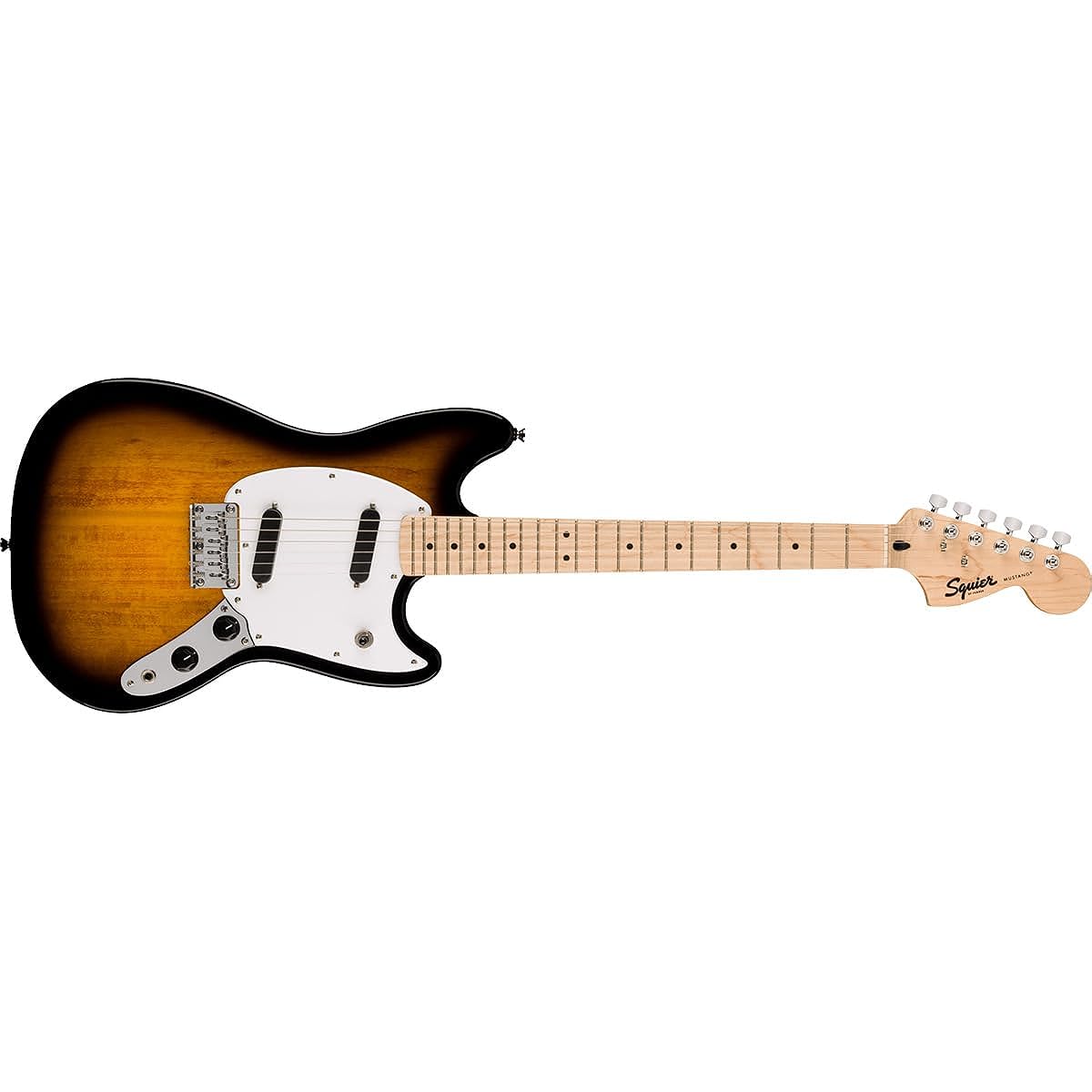 Squier by Fender SONIC MUSTANG 2-Color Sunburst Electric Guitar Beginner 14-Piece Set [Includes GA15II] Mustang Squier/Squier