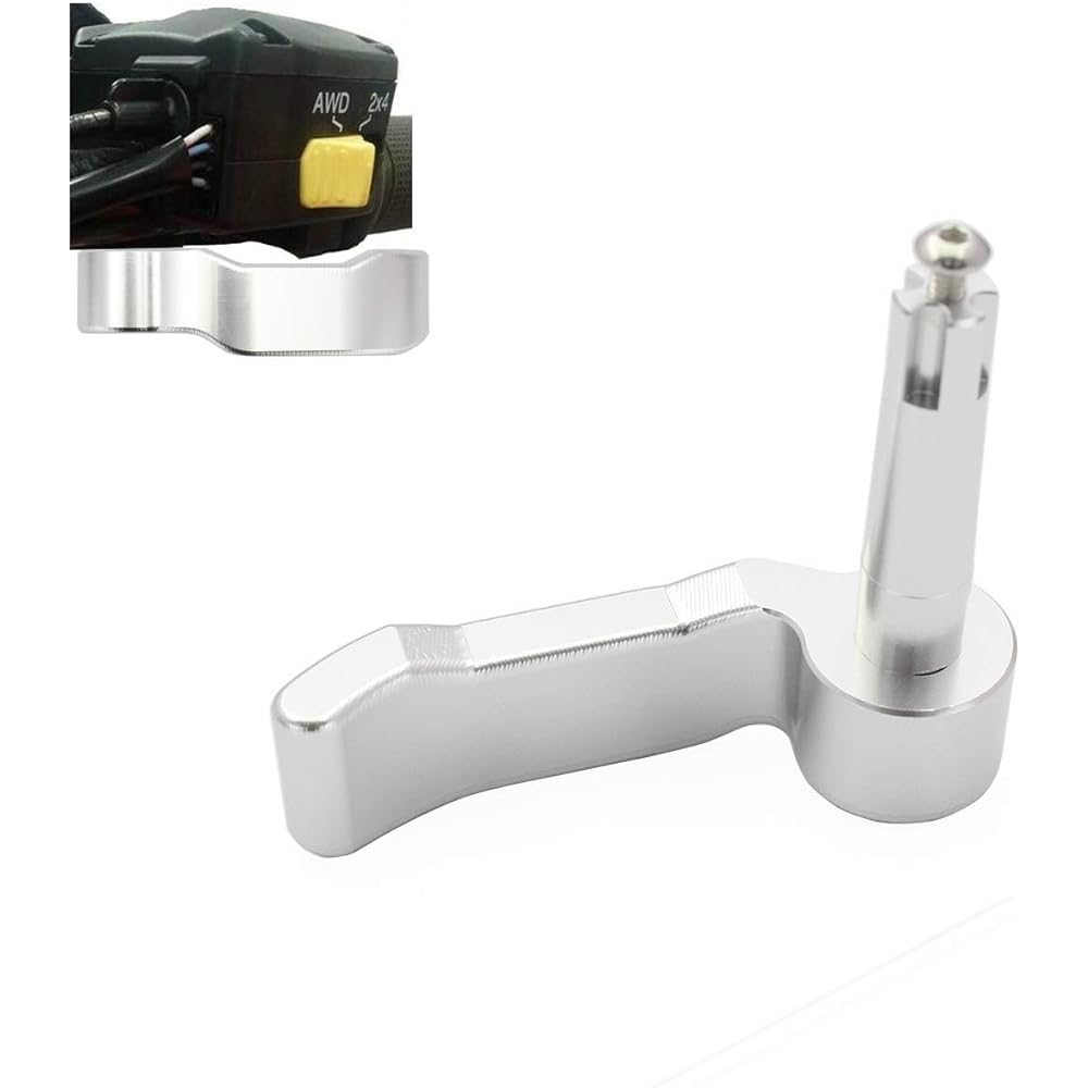 Thumb Throttle Lever for ATV Quad Polaris XP Scrambler Sportsman 570 550 850 Models Silver KA004-3