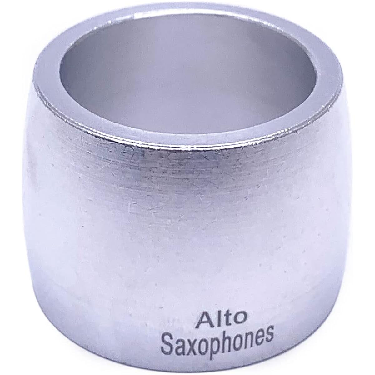 TUOREN Chrome Alto Saxophone Ligature Zipper Compact Durable Alto Saxophone Rubber Bakelite Mouthpiece