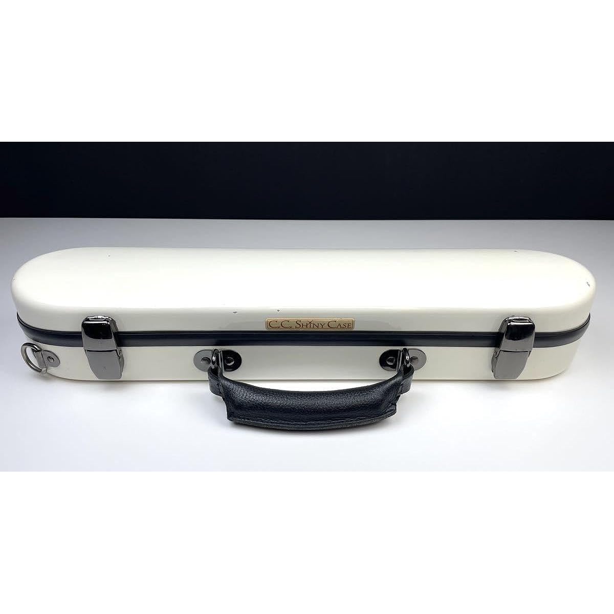 C.C. Shiny Case Flute Case Hard Case White C.C. SHINY CASE