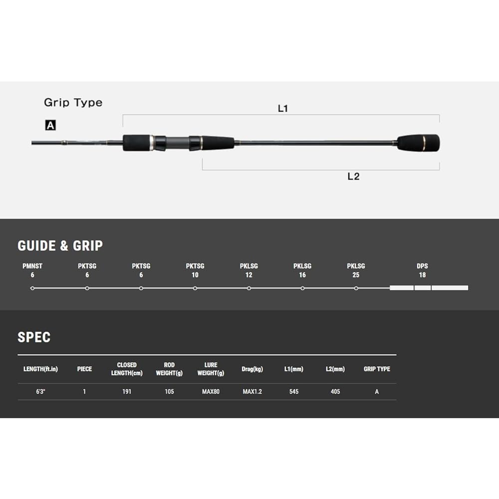 Tailwalk Rod SSD SLJ Super Light Jigging